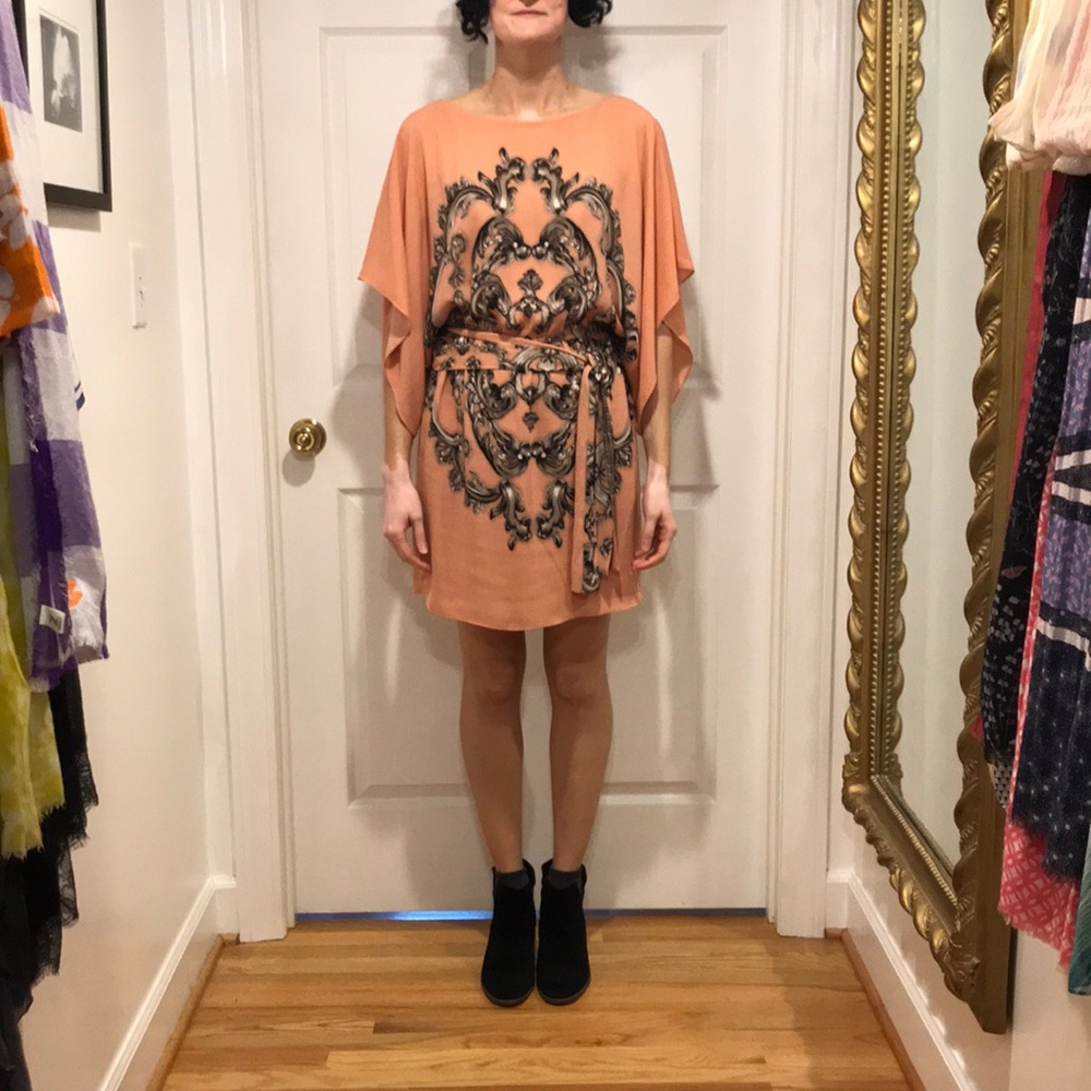 BCBGMaxAzria Lois Dress Size S Color Papaya